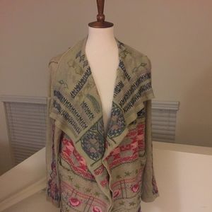 NWTS - Johnny Was Biya Hooded Cardigan